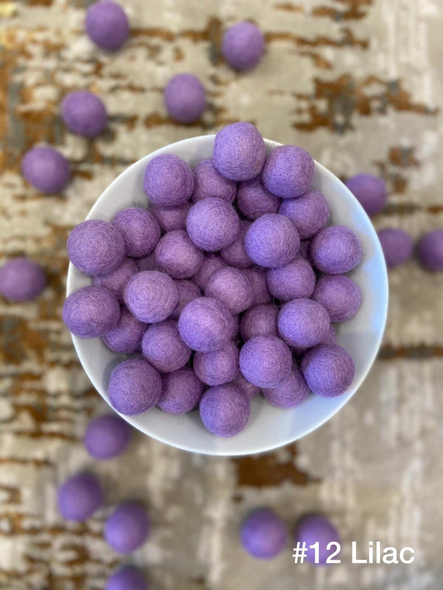 Shades of Purple 2.5cm balls