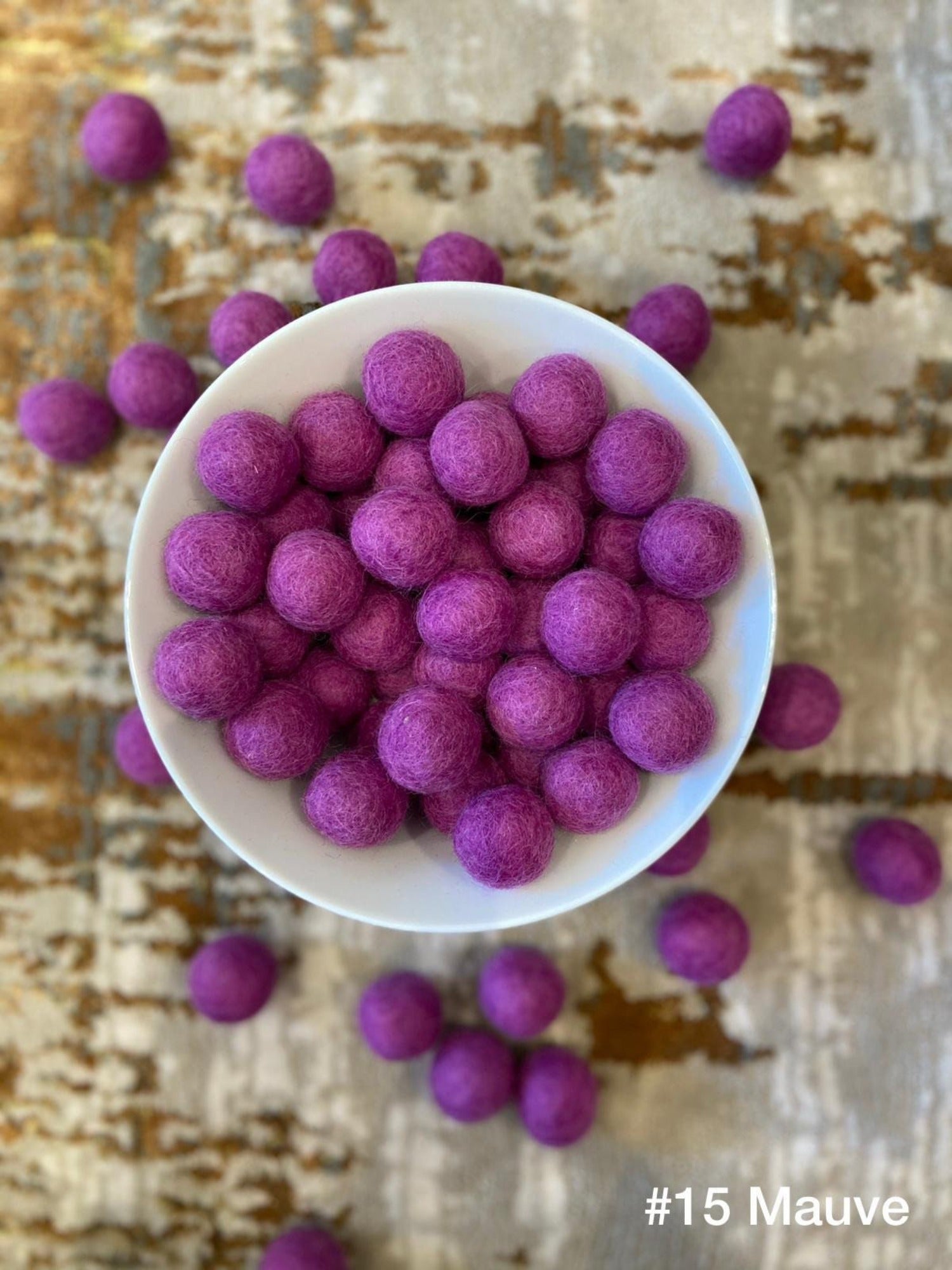 Shades of Purple 2.5cm balls