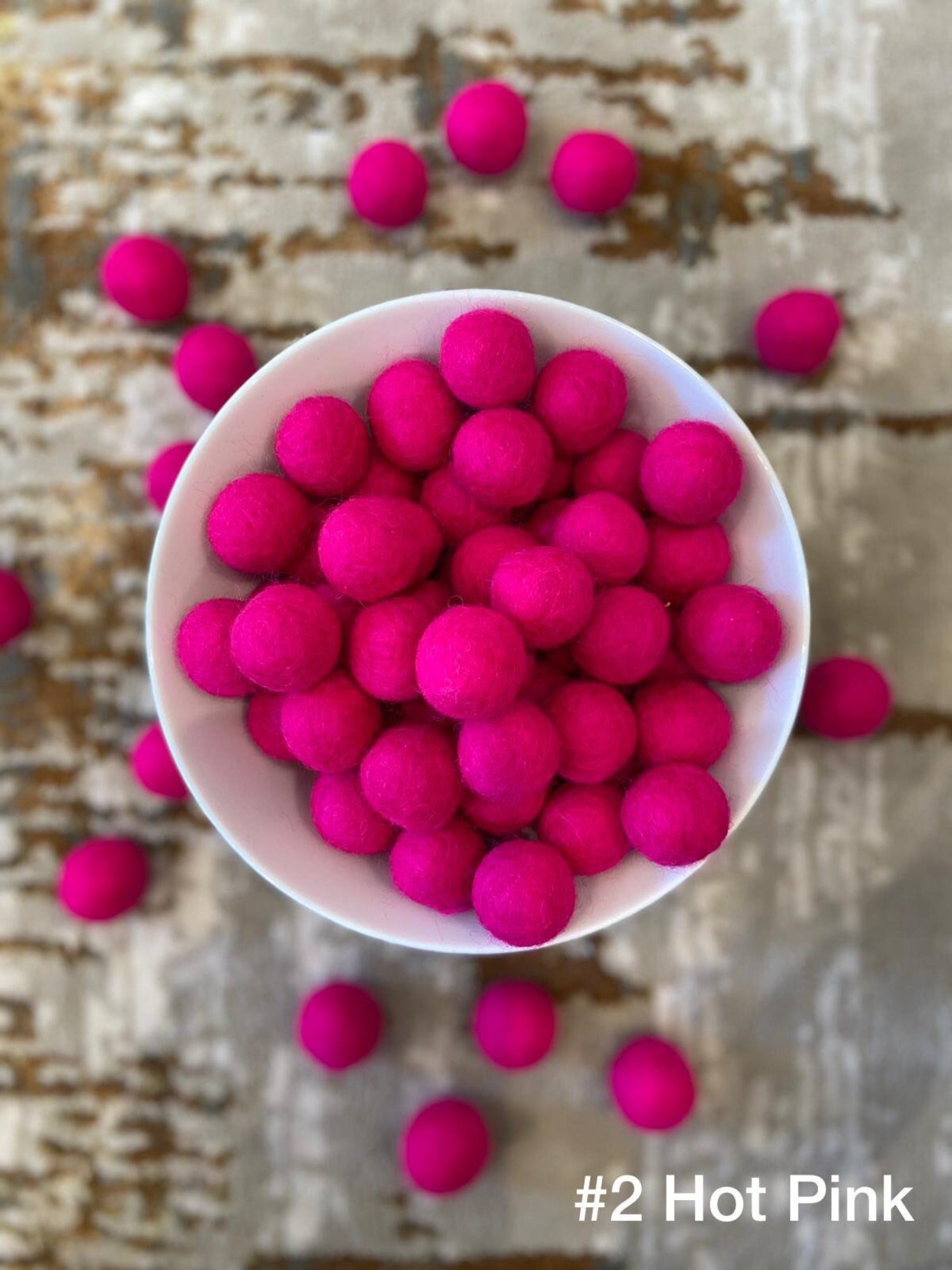 Shades of Pink 2.5cm balls