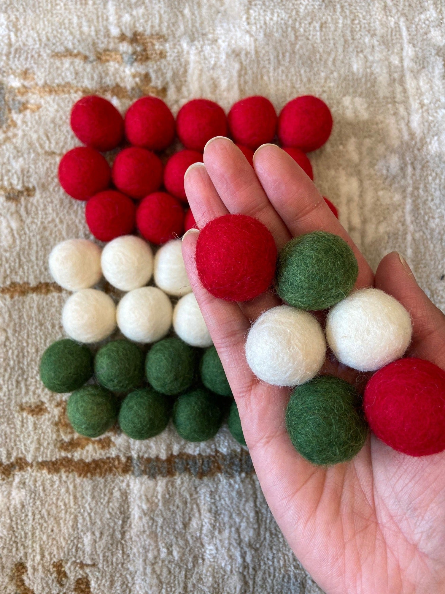 Red, Green, White Christmas Mix
